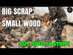 BIG HEARTY SCRAP & SMALL DIAMETER WOOD #FIREWOOD