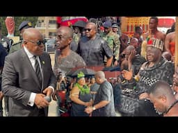 Otumfou Osei Tutu || ,Ex Prez Nana Addo,Prez John Mahama Mourns with MampongHemaa to Bury his Son😫💔