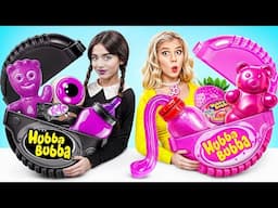 Wednesday vs Barbie Cooking Challenge | Me vs Grandma Cake Decorating Challenge by Turbo Team