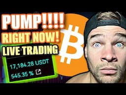 I AM IN A $200k BITCOIN LONG RIGHT NOW!  THIS IS MY TARGET! (MAJOR MOVE NOW!!! Up Only???!!!)