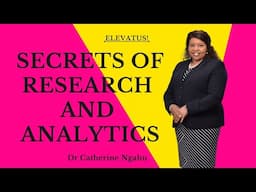 Unlocking the Secrets of Marketing Research and Analytics