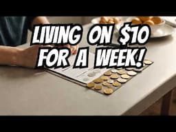 Living on $10 for a Week | Extreme Budgeting & Saving Money Challenge