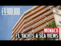 Inside €9,900,000 Monaco Apartment with views of Formula 1 Grand Prix & Yacht Show