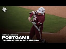 Arkansas Postgame: Trisha Ford, Mac Barbara