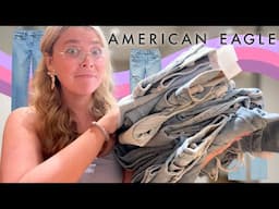 Trying Every Pair of American Eagle Jeans - Size 12/14!!