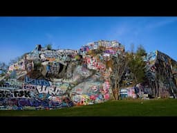 Quincy Quarries Reservation Ma State Park graffiti art hiking trails rock climbing travel scenery