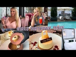 My Sis Serafina’s Birthday Trip 🎂 luxury hotel, rooftop pool, Bloom & Bee dining💎💸🥂