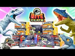 NEW Jurassic World Bite Club & Minis! Atrociraptor VS Allosaurus Dinosaur Toys Collection!