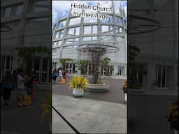 We have this secret church on top of the mall in my village #church #hiddengems #secret