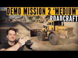 RoadCraft demo GAMEPLAY: Clear the Way (MEDIUM difficulty)