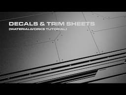 How To Use Decals & Trim Sheets with MaterialWorks (Blender Tutorial)