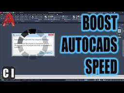 5 Simple Tricks to SPEED UP AutoCAD Performance in Minutes!