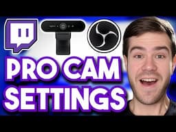 How to Make Your Budget Webcam Look PRO in OBS Studio ✅