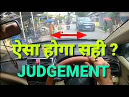 Perfect left side judgement in turning| Right side perfect judgement in car| ​⁠@rahul_arora