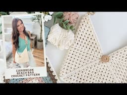 Easy Crochet Granny Square Bag | Includes how to add a Liner to crochet bag