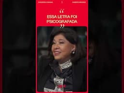 ✍️💭 "Essa letra foi psicografada" | Conversa Com Bial | GNT #shorts