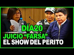 PEDRO CASTILLO! FISCALIA PRESENTA SUS PERITOS CONTRA LOS ACUSADOS JUICI0 "FARSA" DIA20