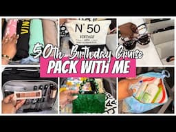 PACK WITH ME FOR VACATION | ORGANIZED PACKING | BIRTHDAY CRUISE VACATION