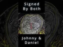 Cobra Kai Wall Display - Signed By Johnny & Daniel! #cobrakai