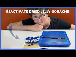 Painting with Reactivated Jelly Gouache