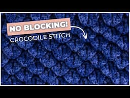 If your crocodile stitches look messy, try this!