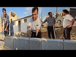 Nomadic Life 💔 Trouble in Hamid’s Family | Illness, Poverty & Yard Wall Construction | You Can Help