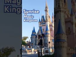 Sunrise at Magic Kingdom 🏰