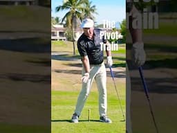 The PIVOT TRAIN Trail Side GAME CHANGER!  #golf #video #shorts #golftips #golfswing #diy #power #diy