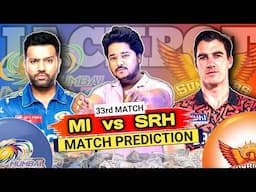 MI vs SRH IPL 2025 33rd Match Prediction | MI vs SRH Dream11 Team | Wankhede Stadium Pitch Report