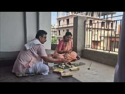 Ma's funeral puja