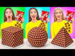 Geometric Shape Food Challenge | Crazy Ideas To Cook by TeenDO Challenge