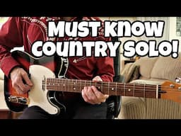 Mama Tried - Merle Haggard - Intro & Solo - Easy Country Guitar lesson w/TABS