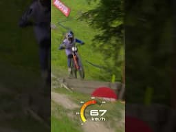 Gracey Hemstreet went up to an impressive 67km/h on Leogang’s track! 💨🔥 #MTBWorldCup