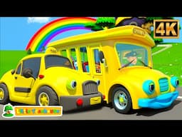 Wheels on the Vehicle Go Round, Learn Vehicle Names with Fun for Kids