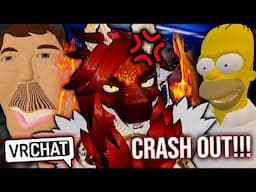 Homer Makes People CRASH OUT In VRChat!