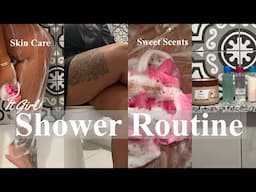 IT GIRL MORNING SHOWER ROUTINE| MY FAVORITE PRODUCTS+ SELF-CARE ROUTINE + HEALTHY HABITS