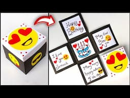 DIY Birthday surprise gift box 🎁 / birthday card ideas easy handmade / Happy birthday greeting card