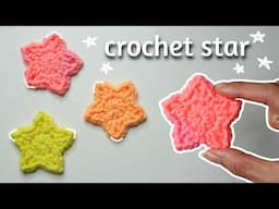 Easy Crochet Star Tutorial | Crochet Mini Star Appliqué