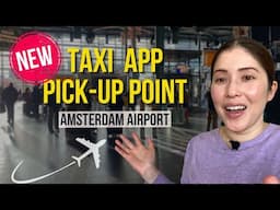 Amsterdam Airport Schiphol | New Taxi App Pick Up Point