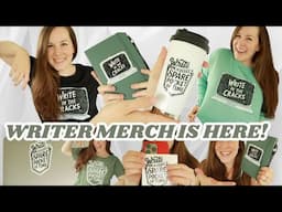 I created *NEW* writer merch to (hopefully) inspire you! // My journey + an honest quality review