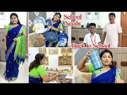 Vlog | எல்லாம் மாறிடுச்சு | எவ்வளவு யோசிக்க வேண்டியிருக்கு | Back to School | Karthikha Channel