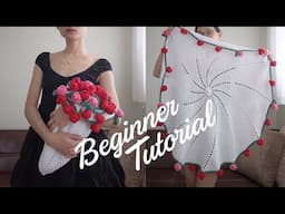 Rose Bouquet Blanket - Crochet In-depth Tutorial for Beginners