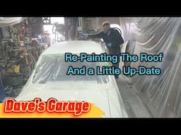 Ford Escort MK1 Restoration Project, Re-Painting the Roof, and an Update.