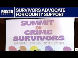 Crime survivors advocate for county support and funding