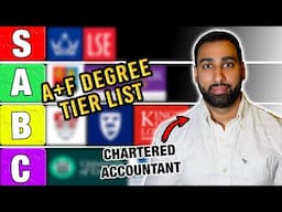 UK Accounting & Finance Degree Tier List - Chartered Accountant Reviews