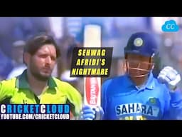 Sehwag’s Brutal Attack on Pakistan | Afridi Left Clueless, Helpless & Speechless | IND vs PAK 2005