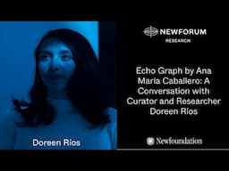 Echo Graph by Ana María Caballero: A Conversation with Curator & Researcher Doreen Ríos