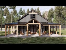 30'x 50' A Simply STUNNING HOUSE That Will Leave You Speechless | Perfect Barndominium