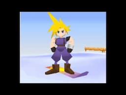 FFVII Snowboarding but it's on a phone from 2008