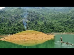 Survive alone and pitch a tent on an island, vast, wonderful and warm waters.